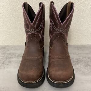Justin Gypsy WKL9980 Wanette Steel Toe Leather Work Boots Women’s 6.5B Western